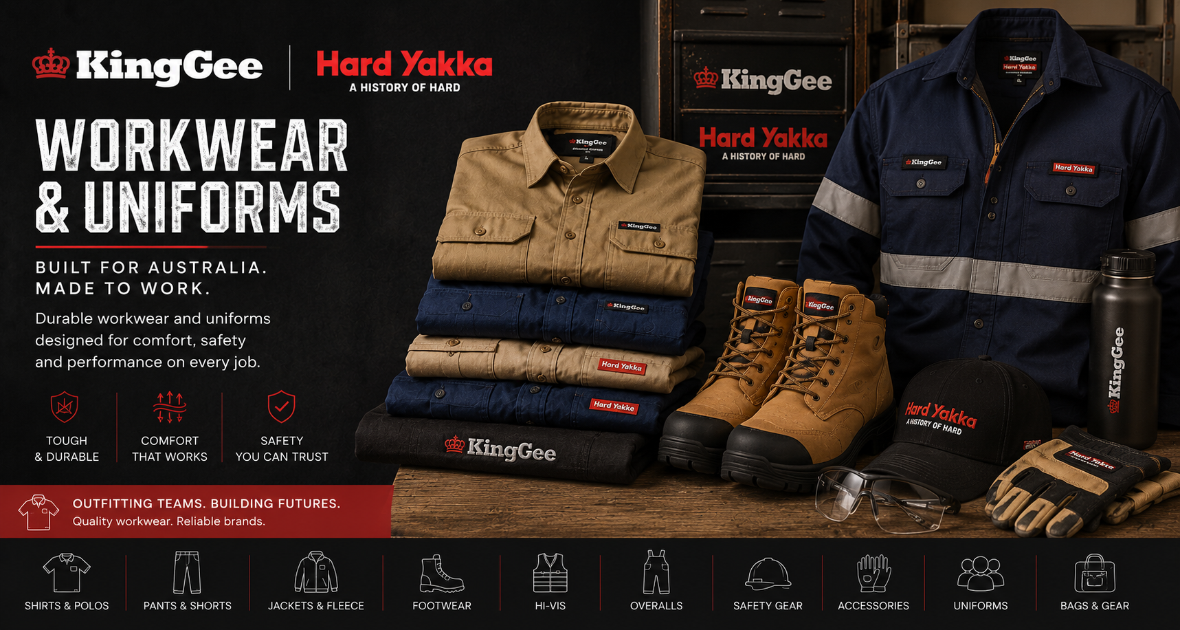 Workwear & Uniforms - Land to Coast