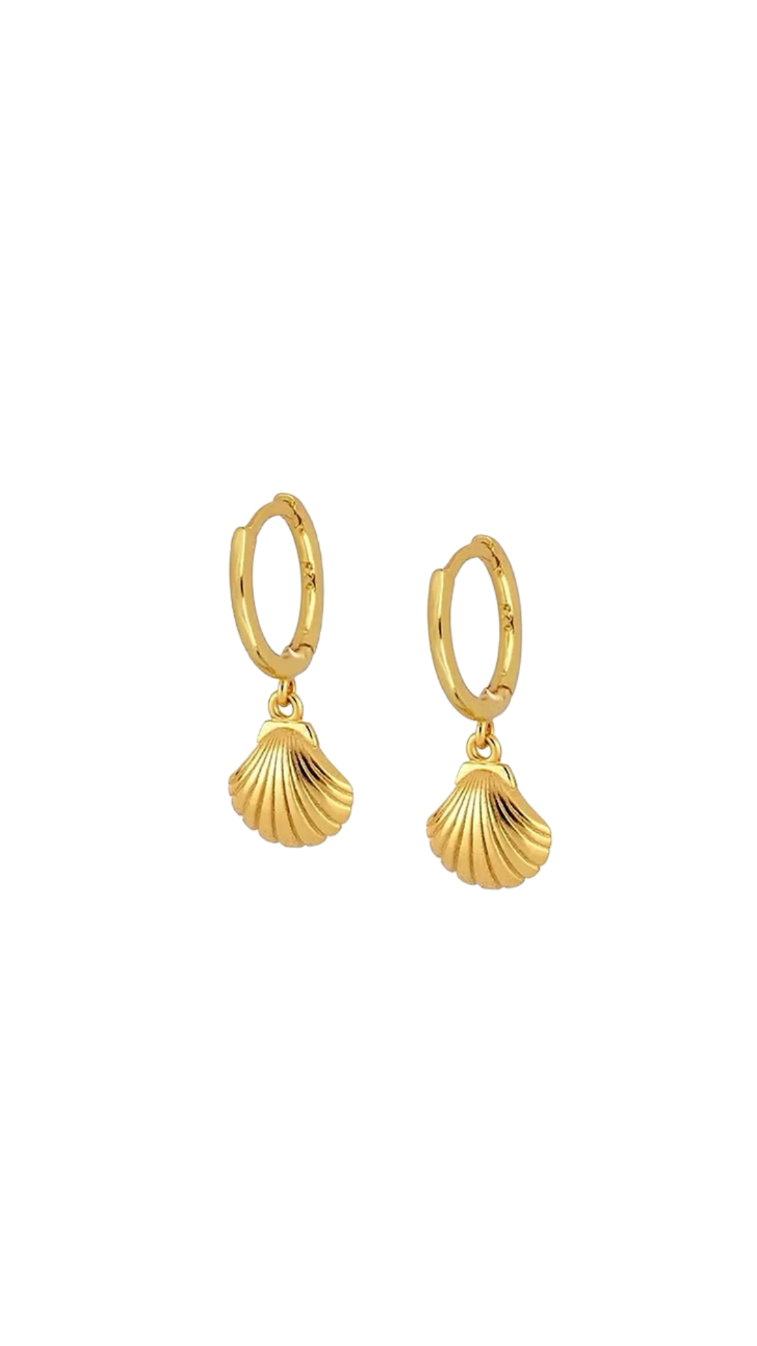 Sea Soul Home Shell Lover Earrings 18K Gold Plated / 925 Silver