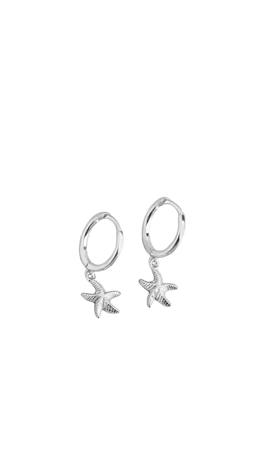 Sea Soul Home Starfish Sterling Silver 925 Charm Earring