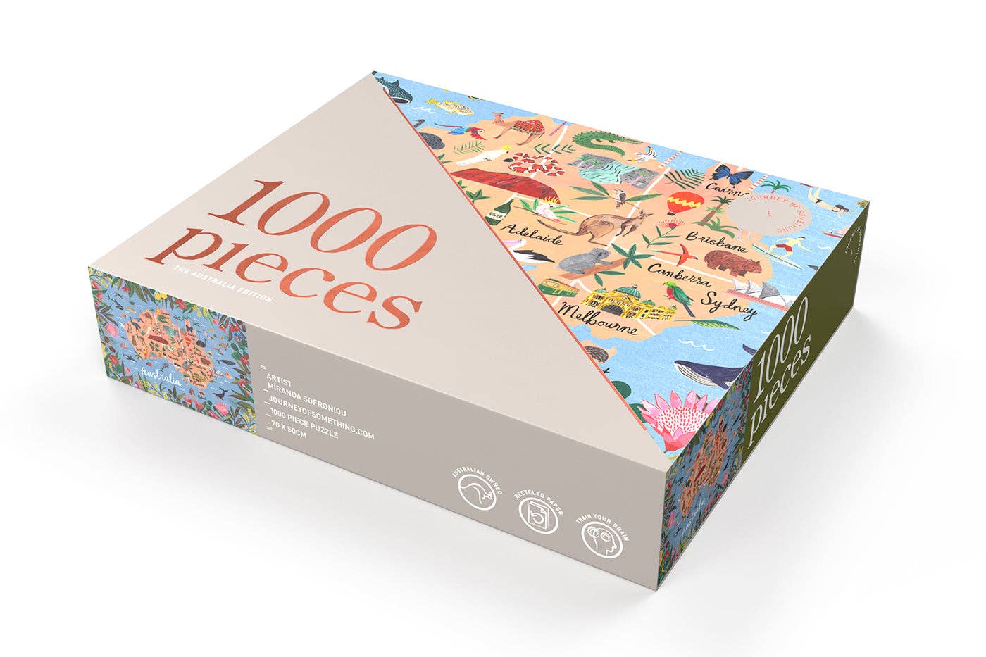 1000 Piece Puzzle - Australia Edition - Land to Coast