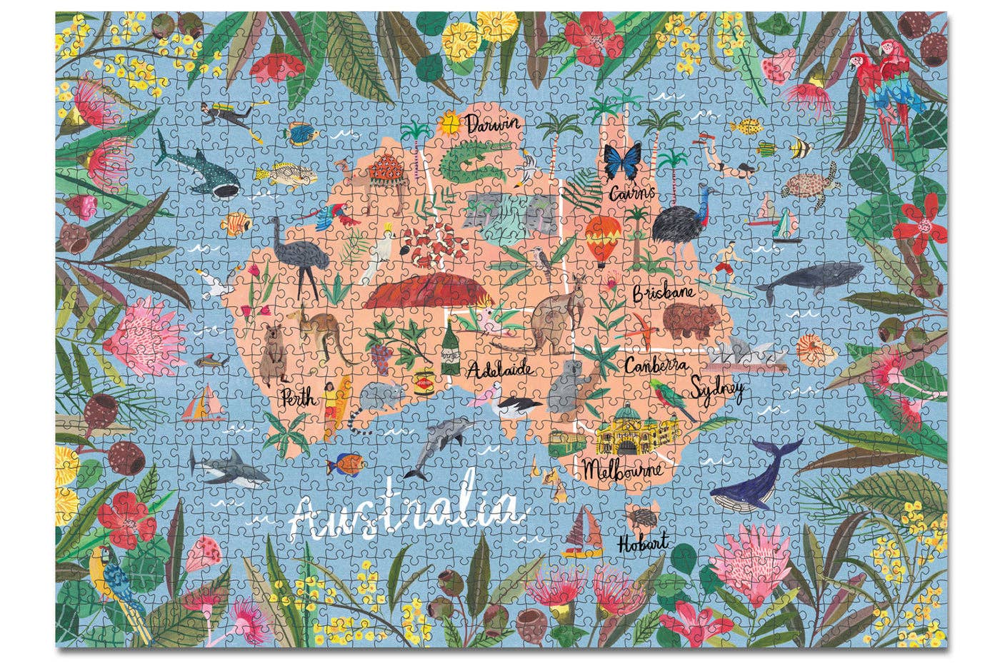 1000 Piece Puzzle - Australia Edition - Land to Coast