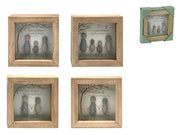 12cm Plaque w/Stone Peoplein Gift Box - Land to Coast
