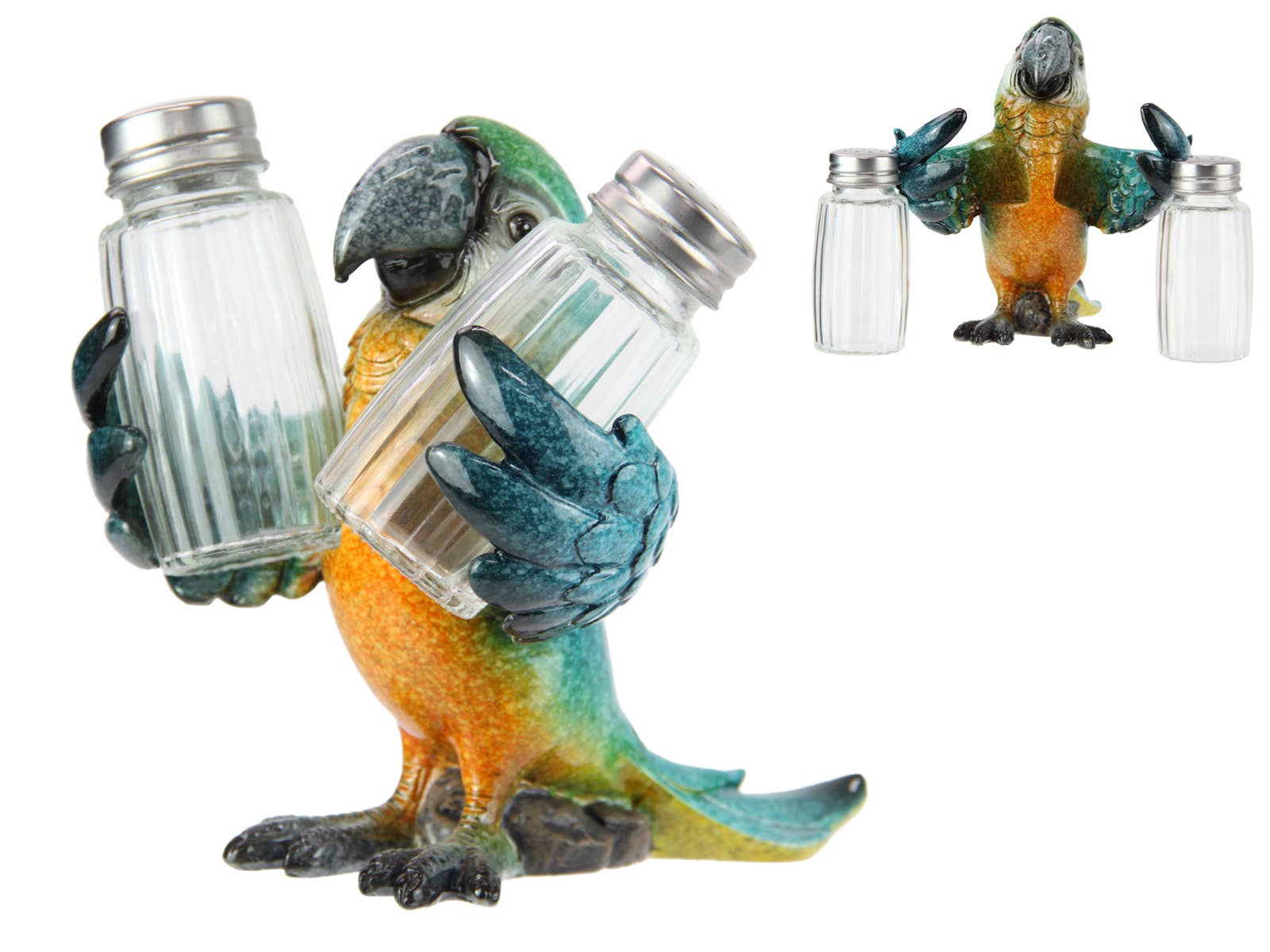 14cm Parrot Bird Salt & Pepper Set - Land to Coast