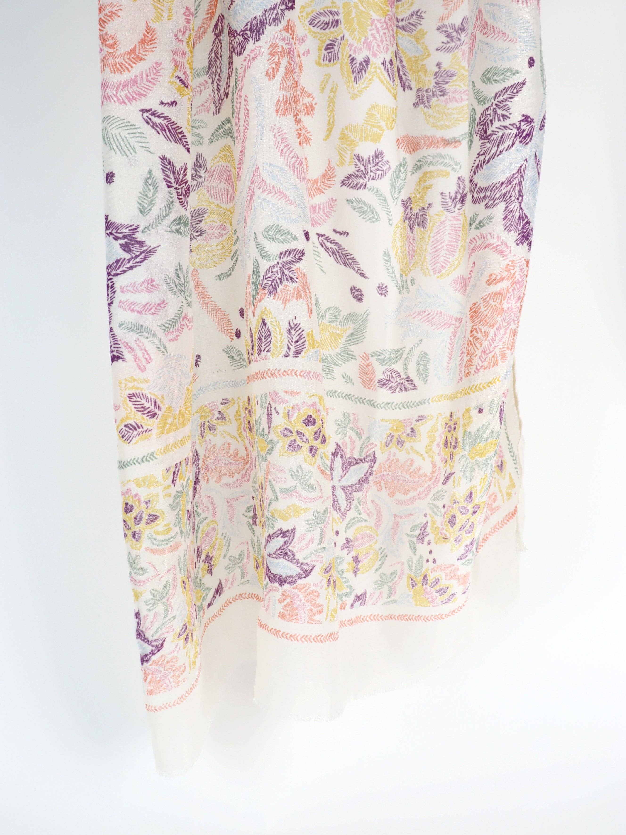 Elara Floral Print Lightweight Scarf