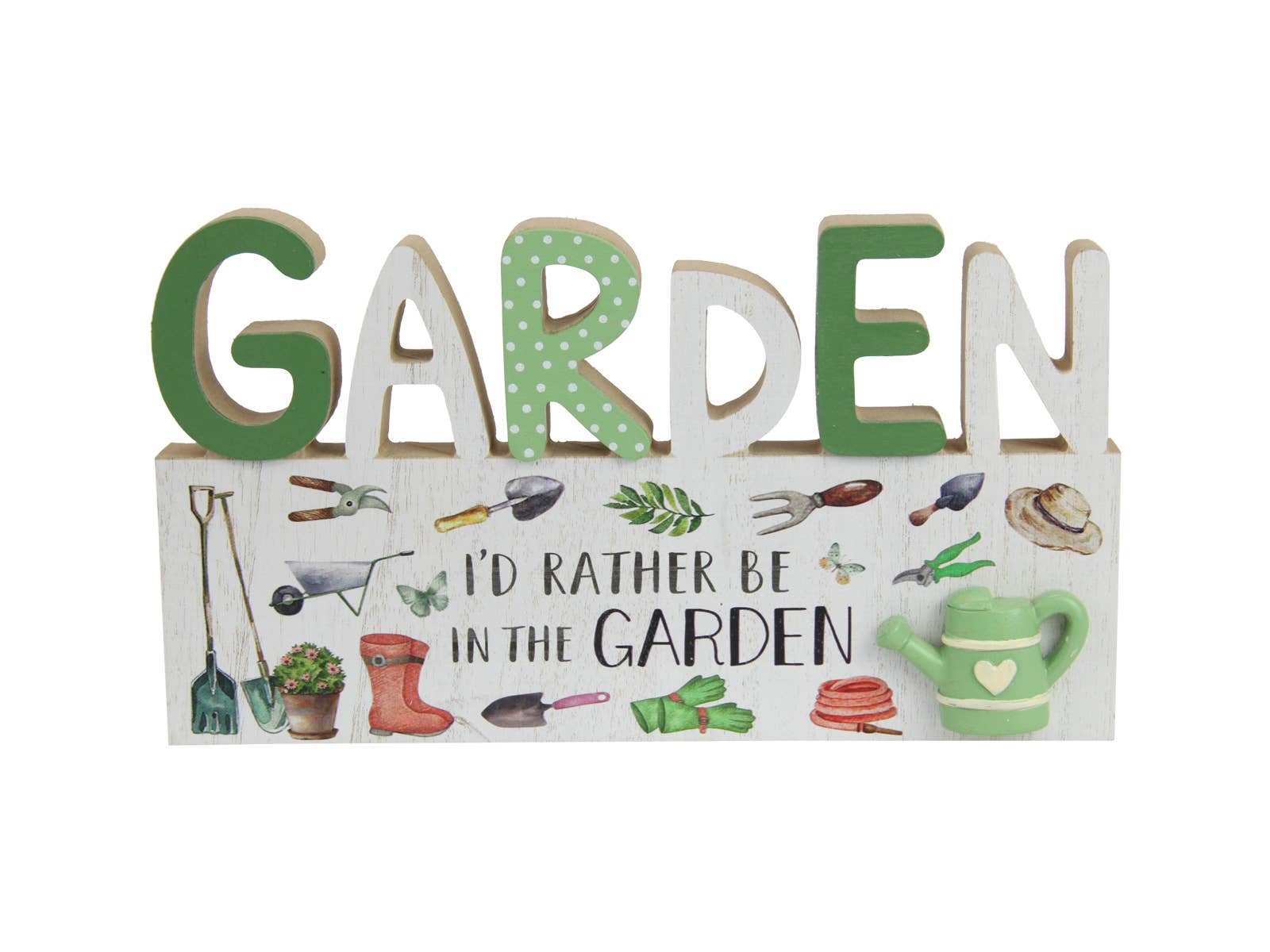 24cm Garden Plaque - Land to Coast