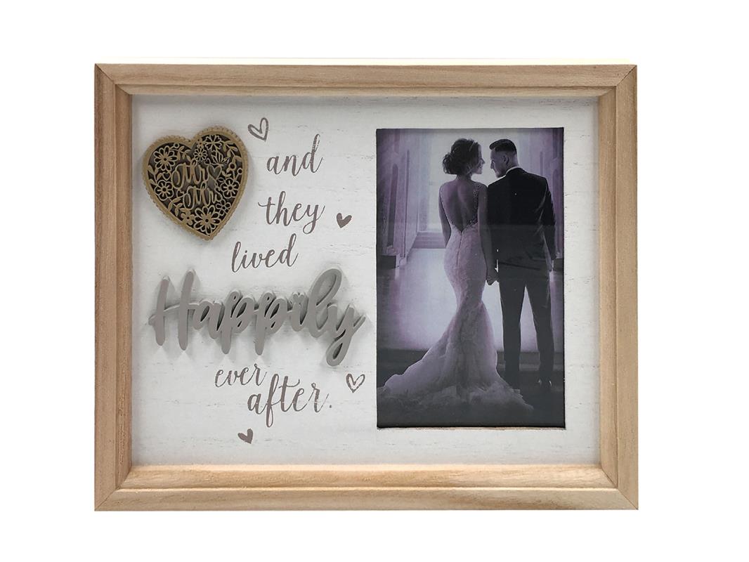 25x20cm Happily Ever After Photo Frame - Land to Coast