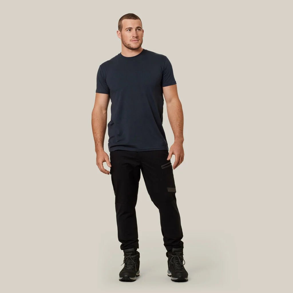 3056 Raptor Rip Resistant Cuffed Cotton Cargo Pant Black Y02717 - Land to Coast