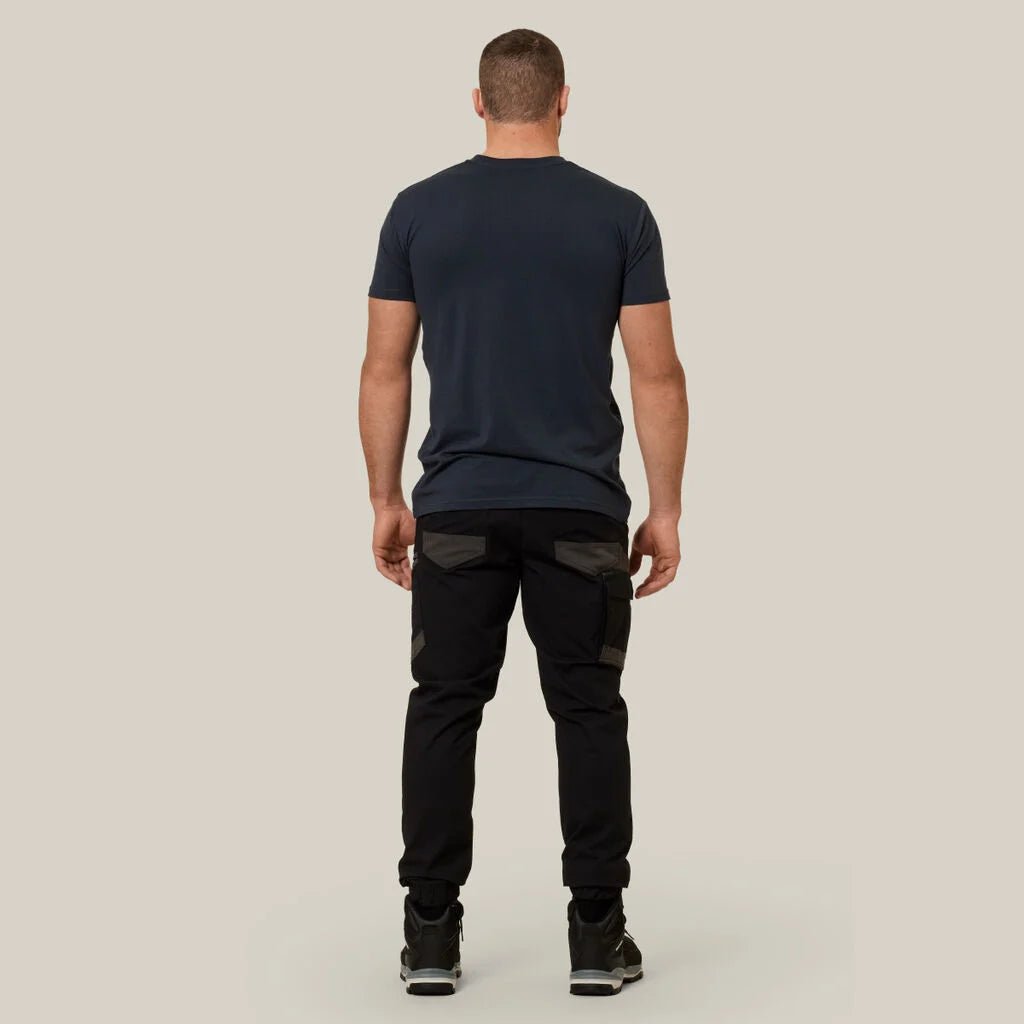 3056 Raptor Rip Resistant Cuffed Cotton Cargo Pant Black Y02717 - Land to Coast