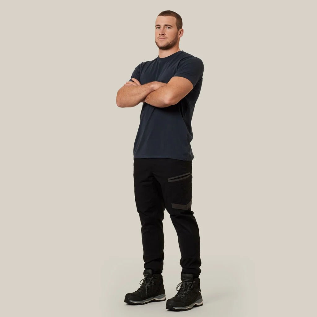 3056 Raptor Rip Resistant Cuffed Cotton Cargo Pant Black Y02717 - Land to Coast