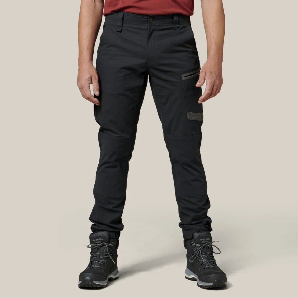3056 Raptor Rip Resistant Cuffed Cotton Cargo Pant Black Y02717 - Land to Coast
