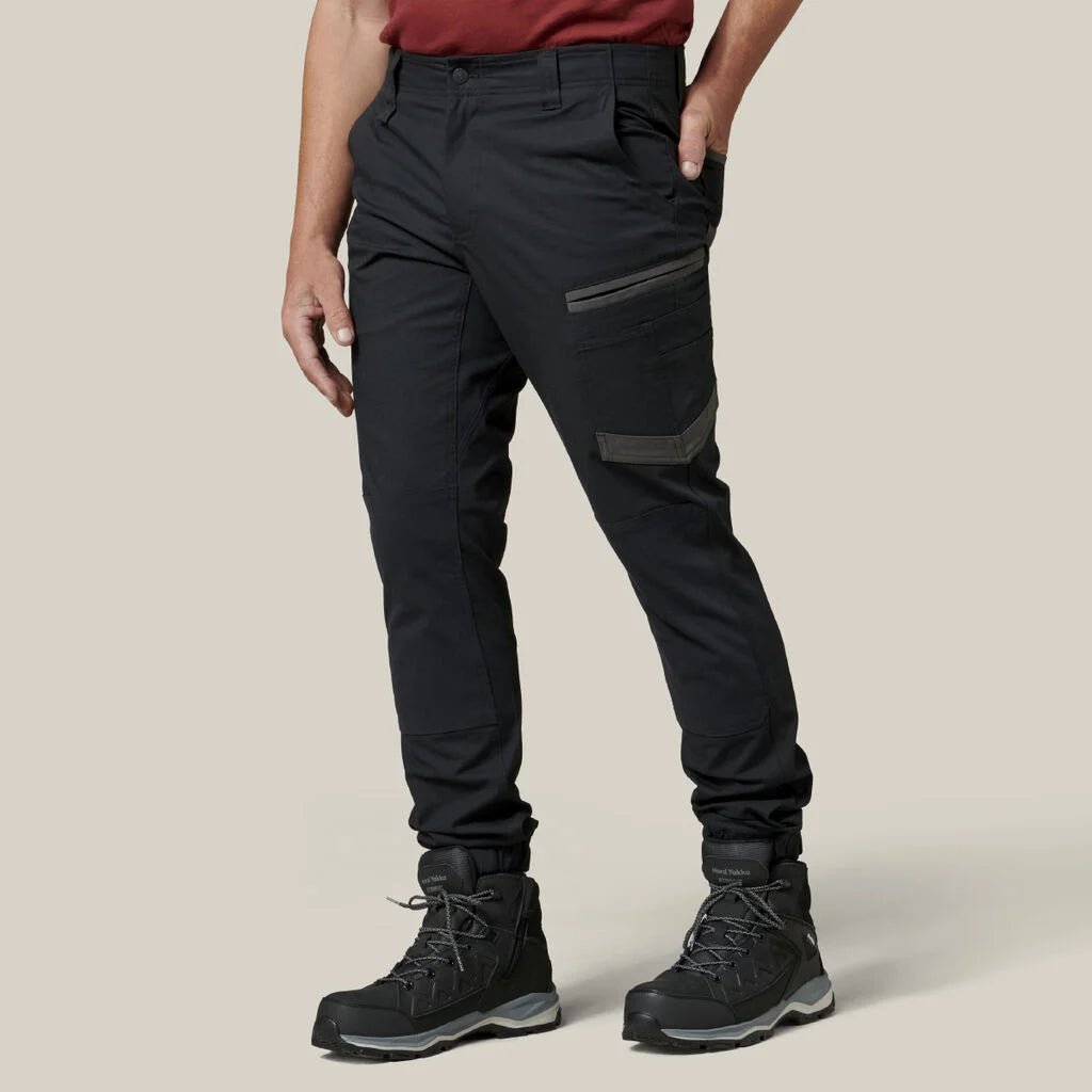 3056 Raptor Rip Resistant Cuffed Cotton Cargo Pant Black Y02717 - Land to Coast