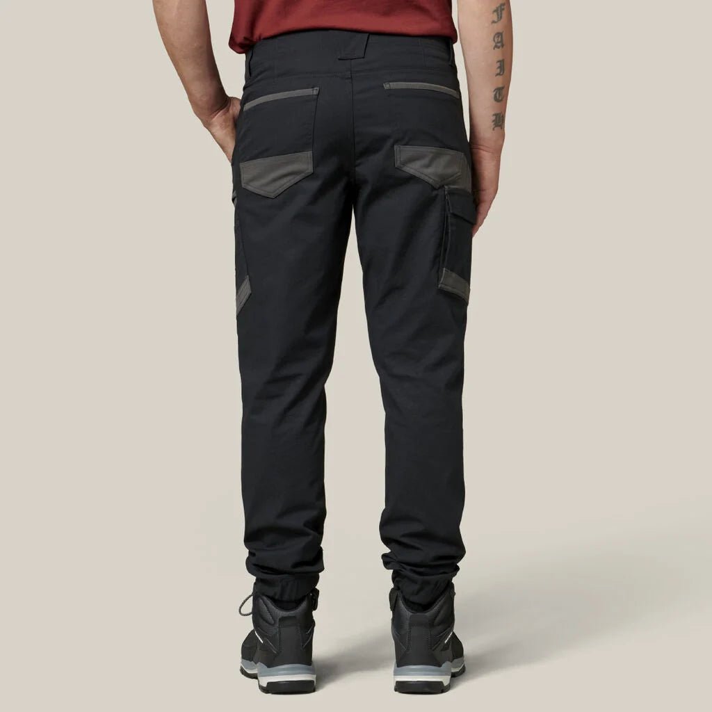 3056 Raptor Rip Resistant Cuffed Cotton Cargo Pant Black Y02717 - Land to Coast