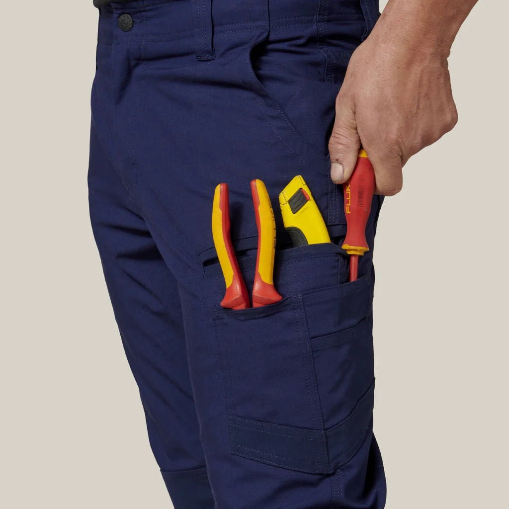3056 Raptor Rip Resistant Cuffed Cotton Cargo Pant Navy Y02717 - Land to Coast