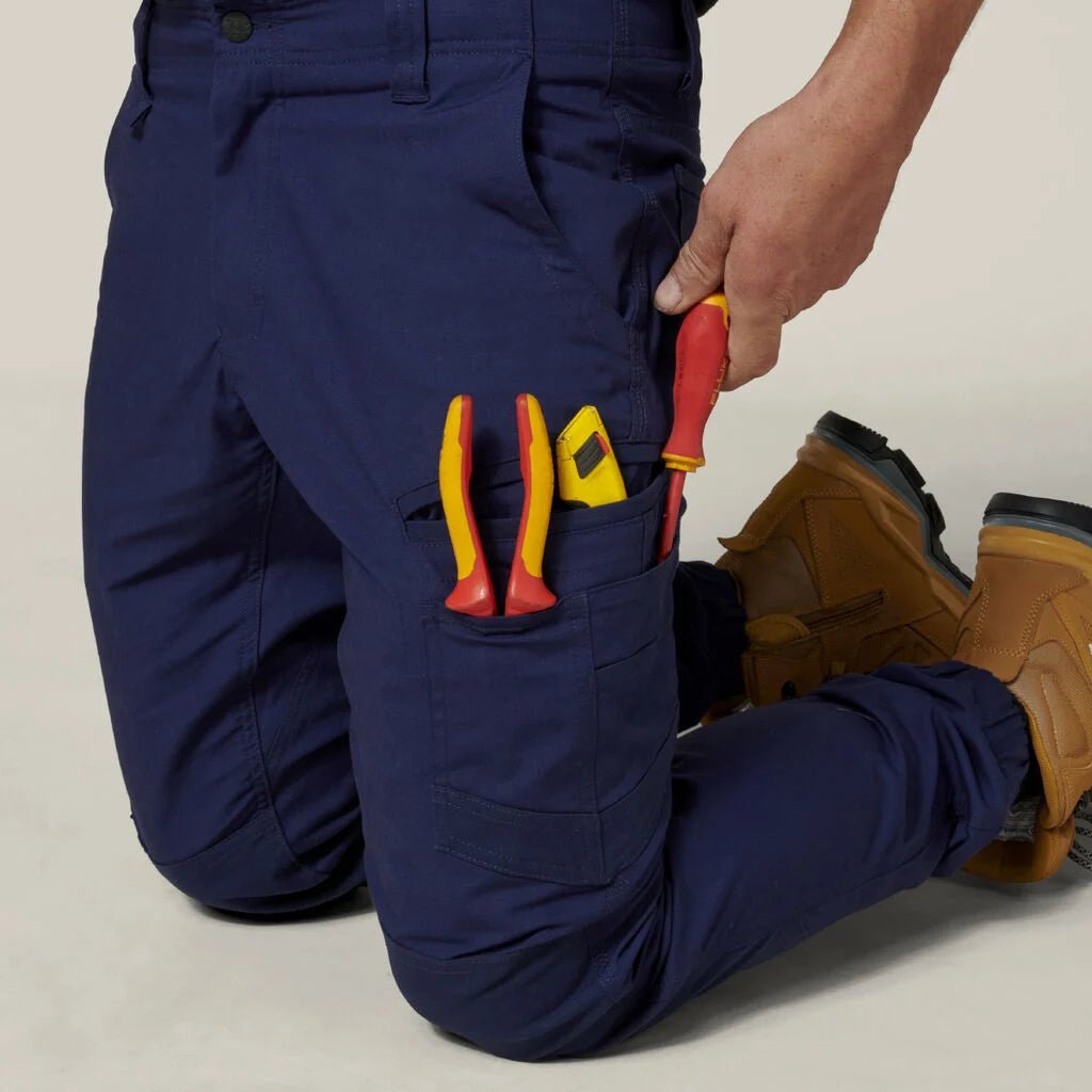 3056 Raptor Rip Resistant Cuffed Cotton Cargo Pant Navy Y02717 - Land to Coast