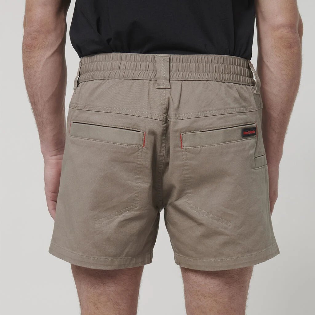3056 ToughMaxx Work Short Navy Elastic Waist Utility Pockets Khaki Y05164 - Land to Coast