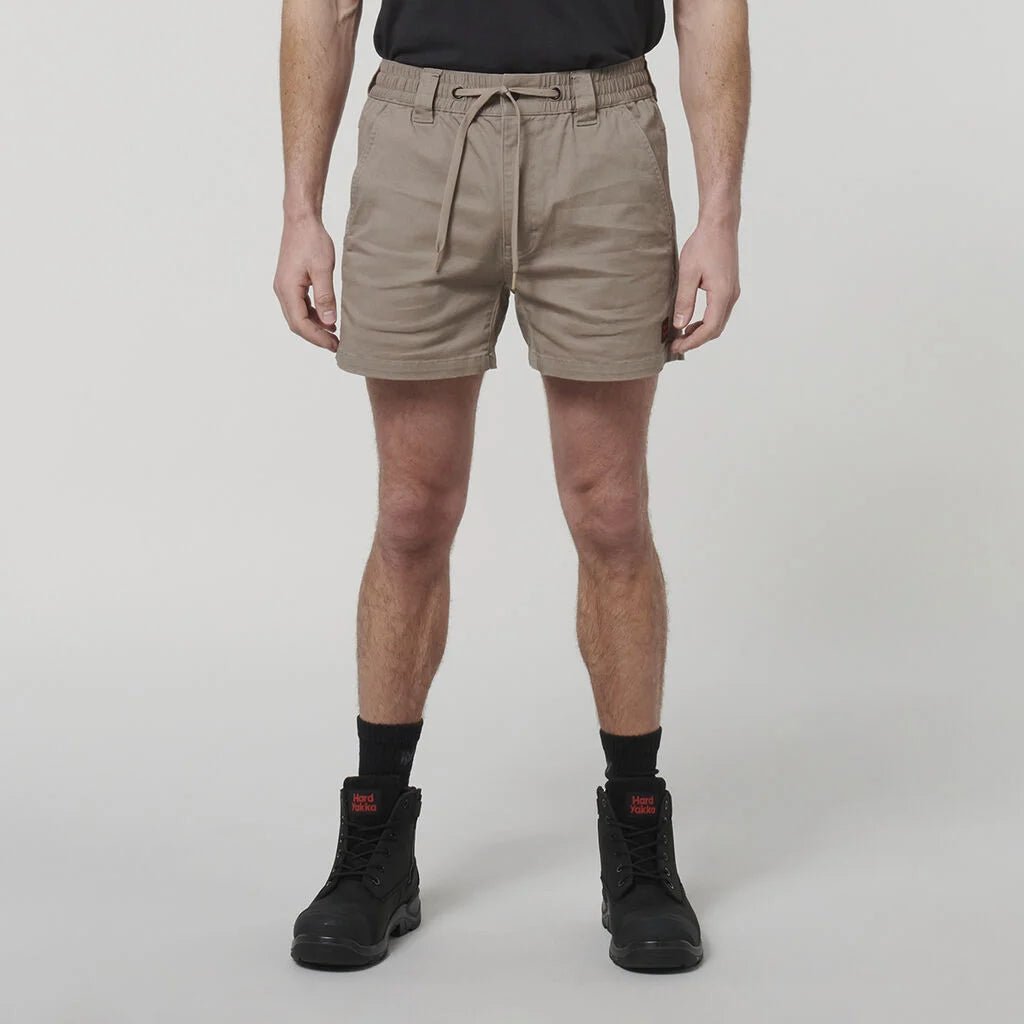 3056 ToughMaxx Work Short Navy Elastic Waist Utility Pockets Khaki Y05164 - Land to Coast