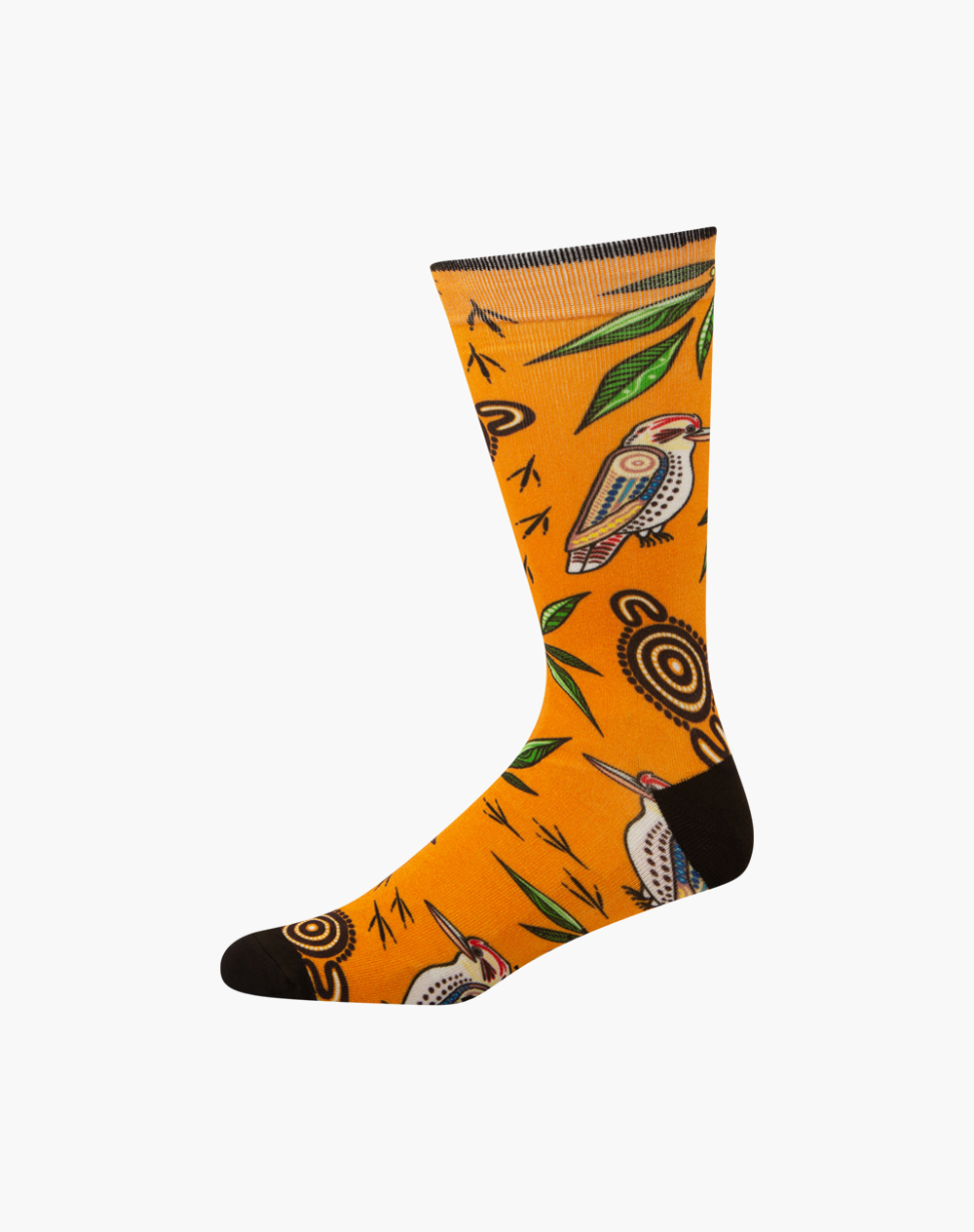 MENS Fun Socks NATIVE AUSTRALIAN KOOKABURRA BAMBOO SOCK