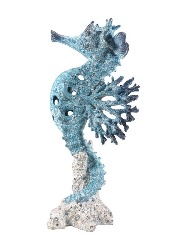 40cm Seahorse in Coral Finish - Land to Coast