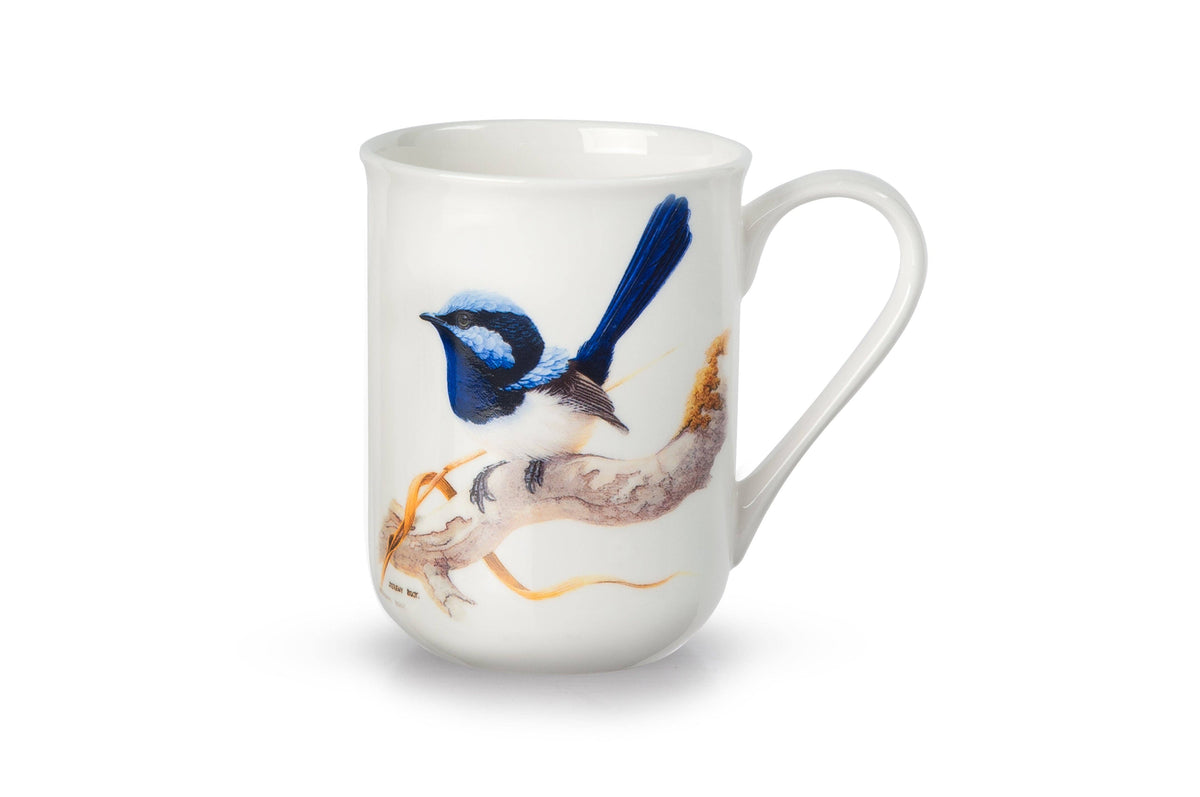 Bone China Cup - Blue Wren Australia’s finest wildlife artists Jeremy Boot