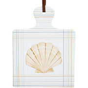 Trivet Shell patterns Coastal Ceramic, Cork 15x20.5cm
