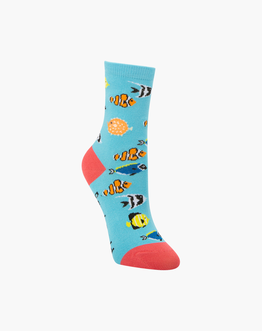 KIDS Fun Socks Fish Blue AQUARIUM BAMBOO SOCK