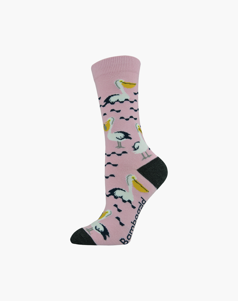 WOMENS Socks PELICAN BAMBOO Pink SOCK Size 2-8