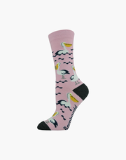 WOMENS Socks PELICAN BAMBOO Pink SOCK Size 2-8