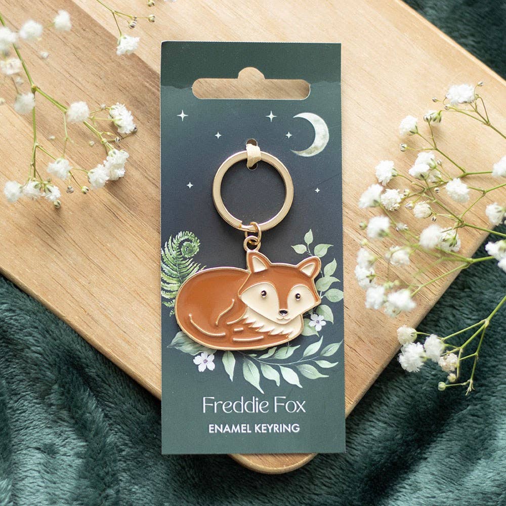 Freddie Fox Keyring a charming and durable enamel keyring Gift