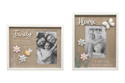 24x19cm Photo Frame with Family or Home Butterfly Design 2 Asstd FRDFHPF