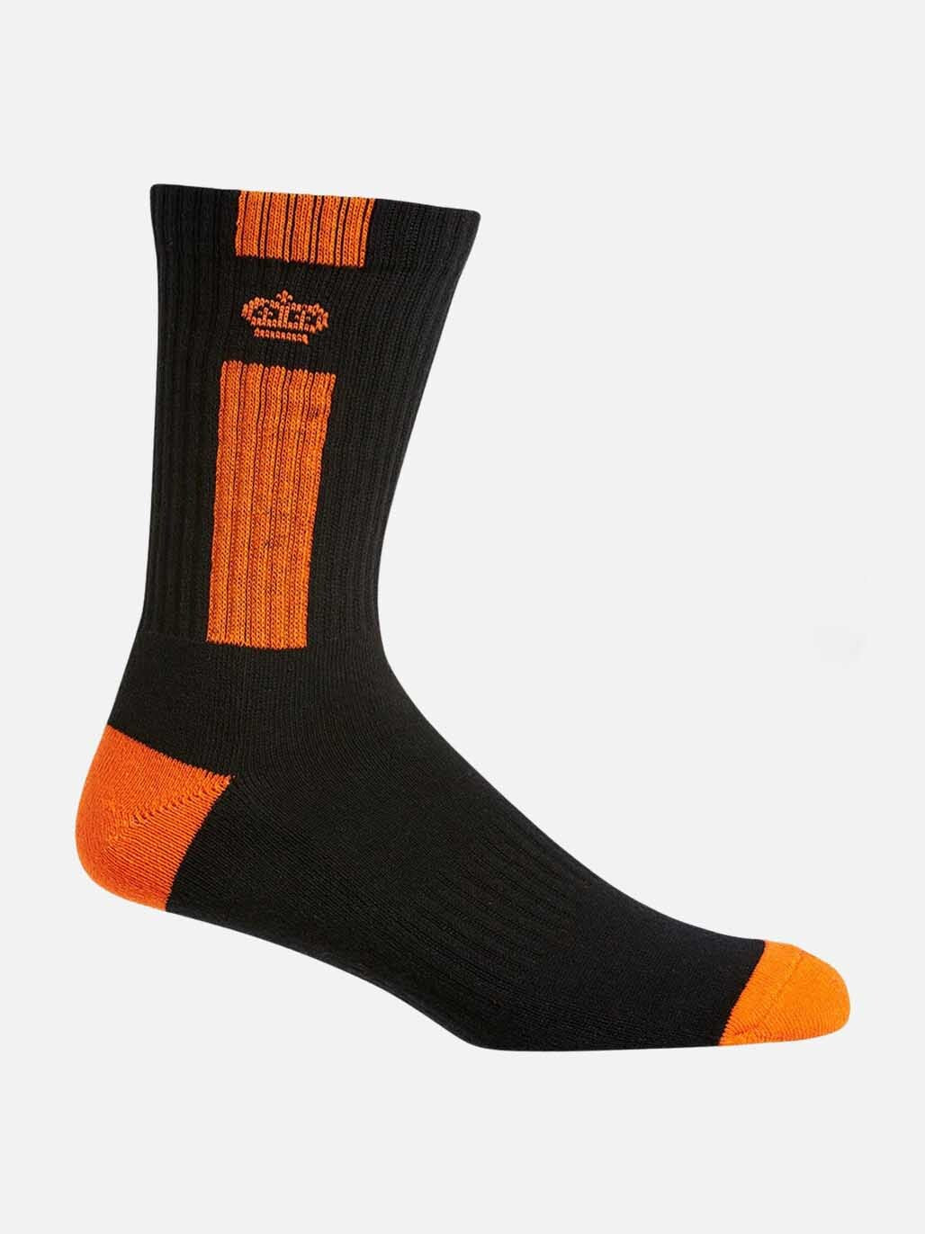 KingGee Men’s Cotton Crew Work Socks 5Pack Comfort Multi-Coloured K09035