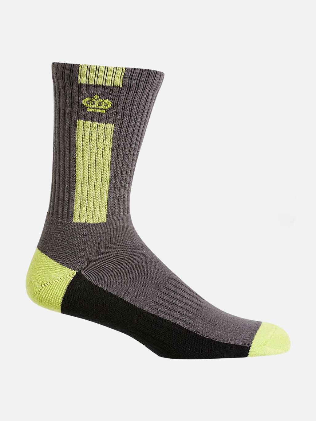 KingGee Men’s Cotton Crew Work Socks 5Pack Comfort Multi-Coloured K09035