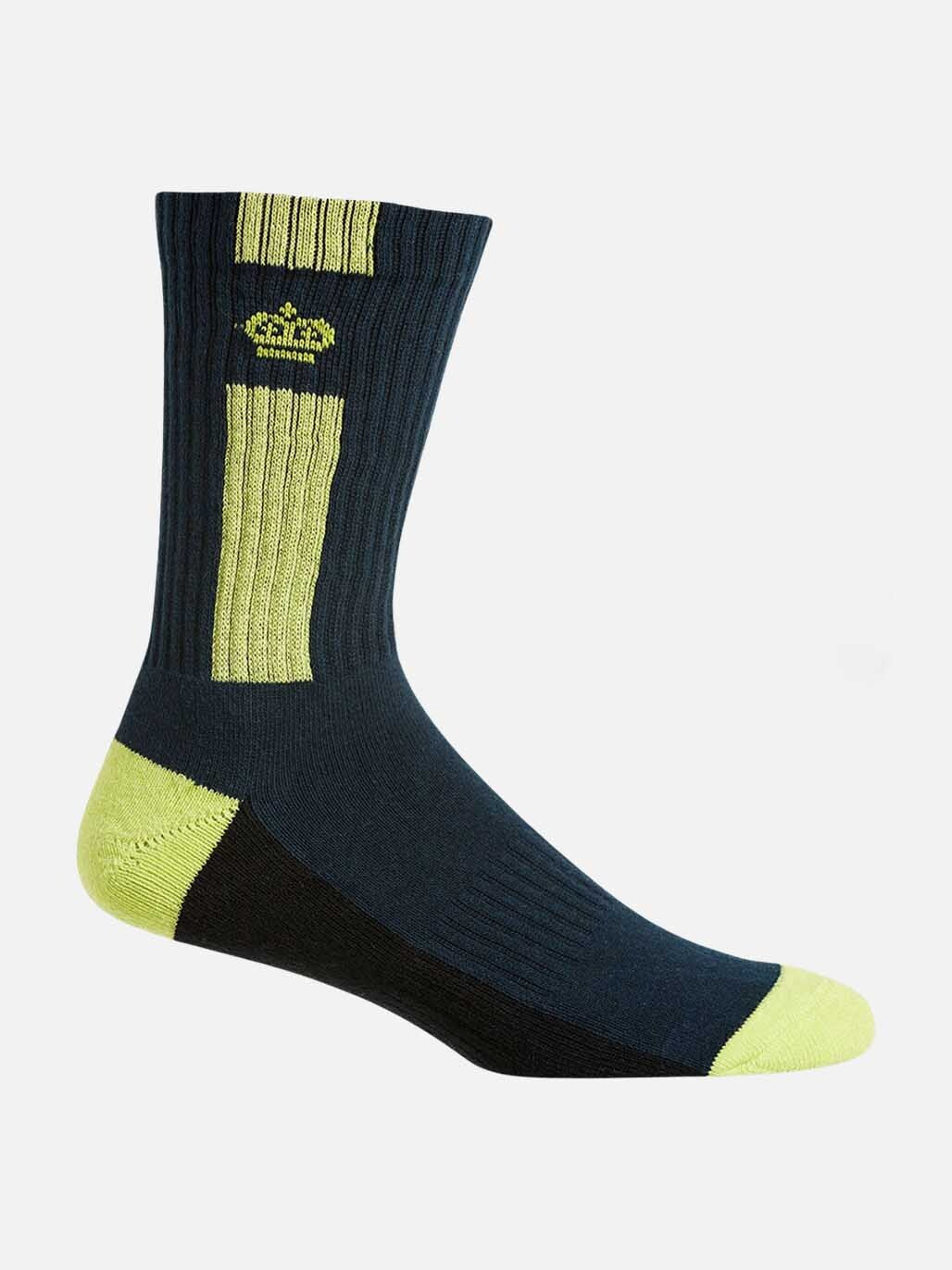 KingGee Men’s Cotton Crew Work Socks 5Pack Comfort Multi-Coloured K09035