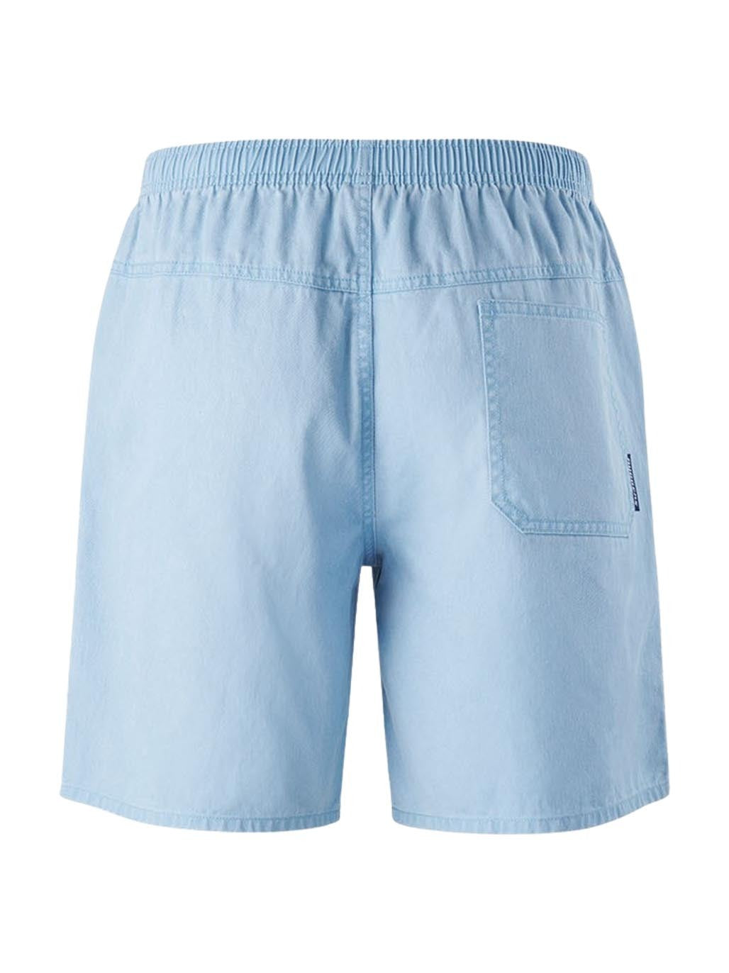 Stubies Ruggers Men's Pigment Dyed Elastic Waist Shorts Dusk Blue SE420H