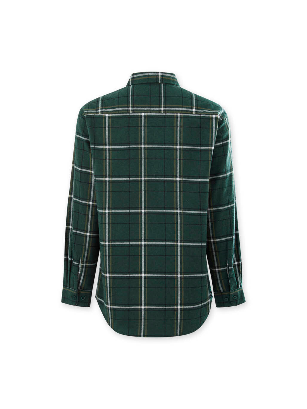 Hard Yakka Core LS Closed Front Flannel Work Shirt Durable GREEN CHECK Y04006