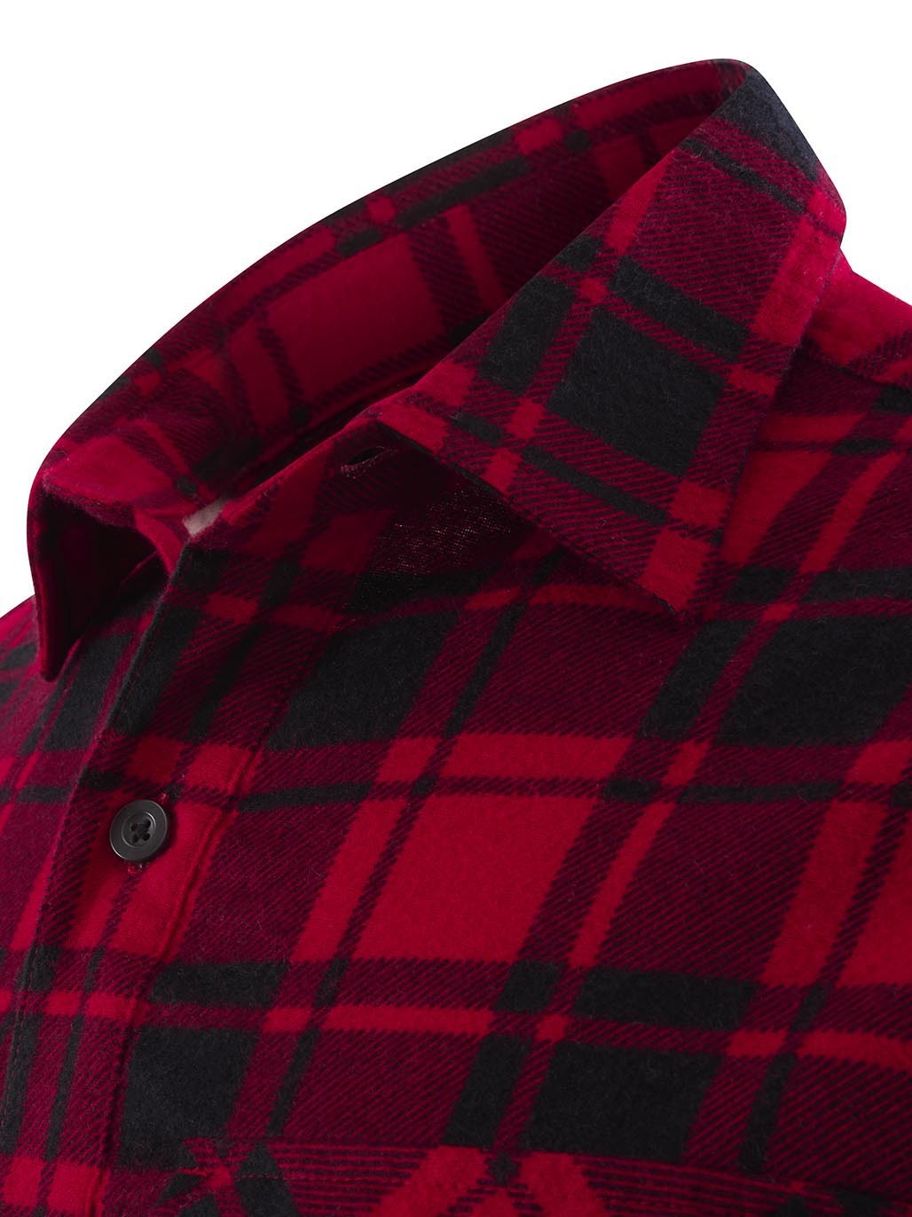 Hard Yakka Core LS Closed Front Flannel Work Shirt Durable RED CHECK Y04006