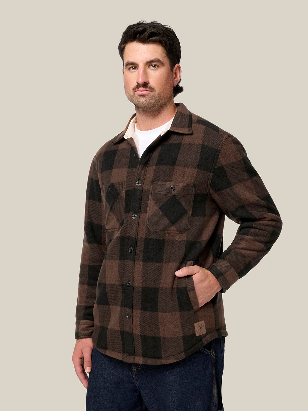 Hard Yakka Legends Sherpa Jacket With Free Beanie Warm Workwear Y06518