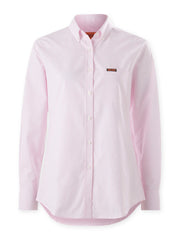 Hard Yakka Mustang Women's Cotton Formal Shirt PINK STRIPE Y08400