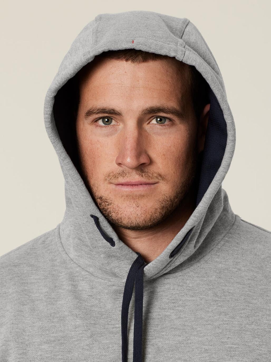 Hard Yakka Brushed Fleece Workwear Hoodie Utility Pocket Jumper GREY MARLY Y19326
