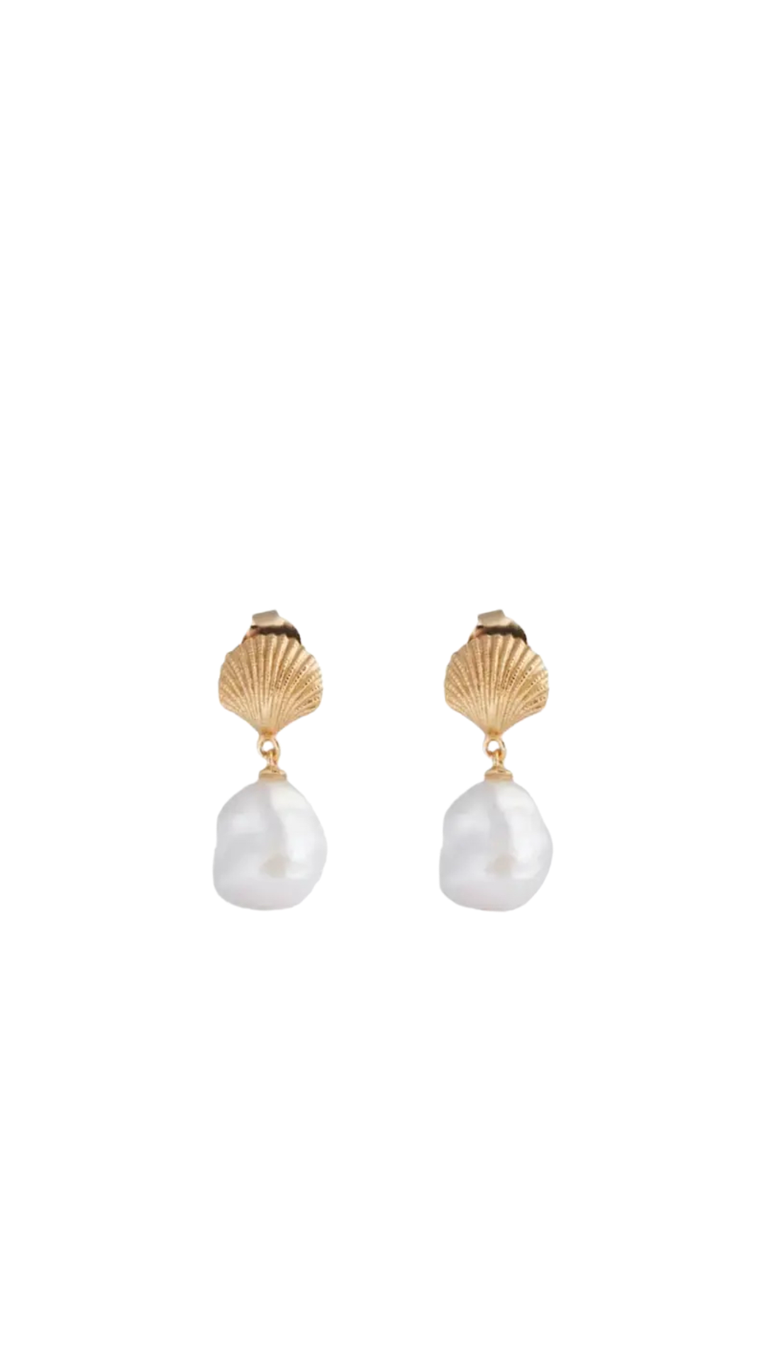 Sea Soul Home Tika Coastal Shell Necklace Women’s Jewellery 925 Sterling Silver Gold