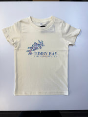 Tumby Bay Seahorse Tee Kids Ecru Cute Casual TBCWTK‑2