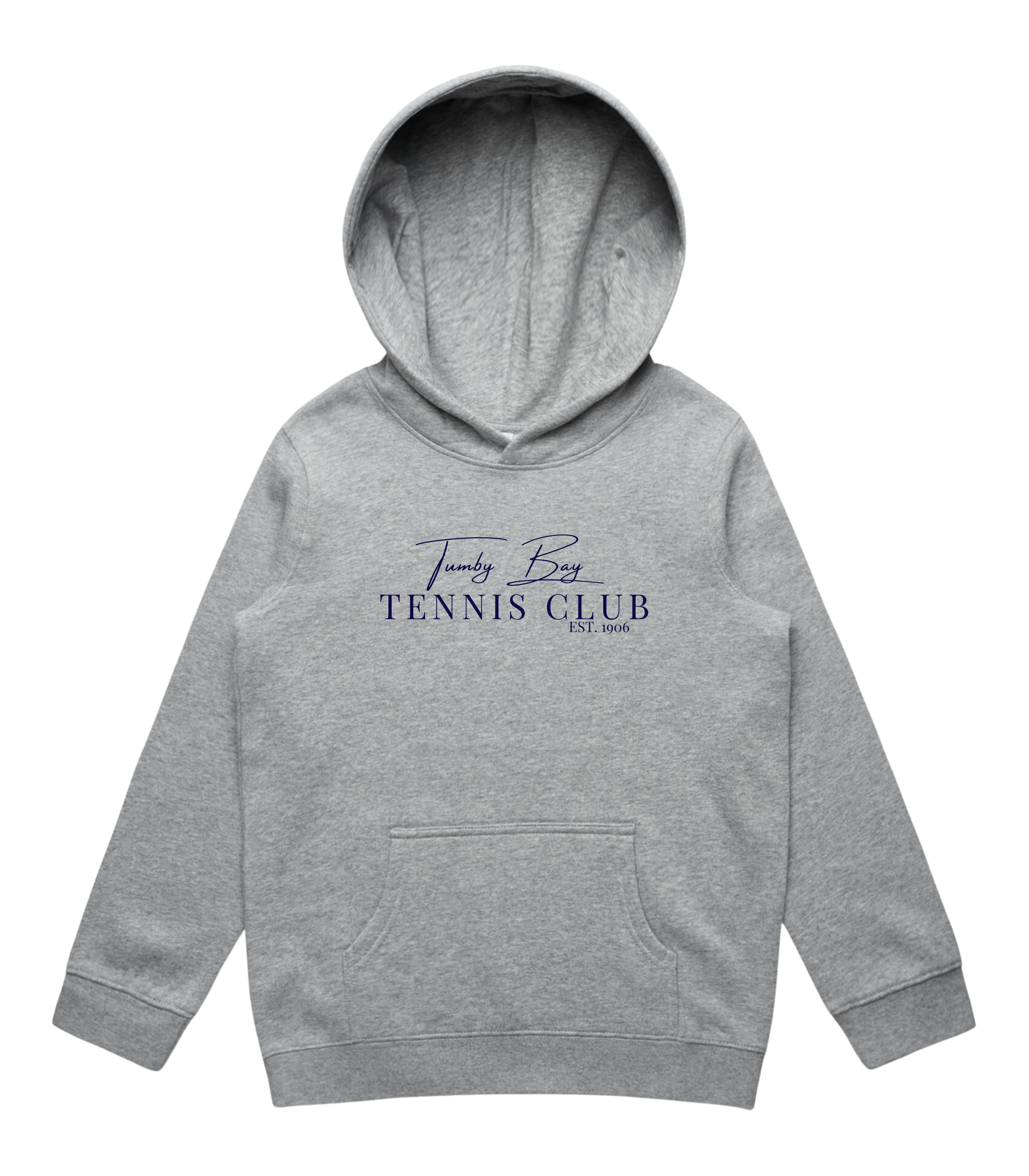 Tumby Bay Tennis Club Kids Hood Embroidered Logo 3032-Collins Clothing Co