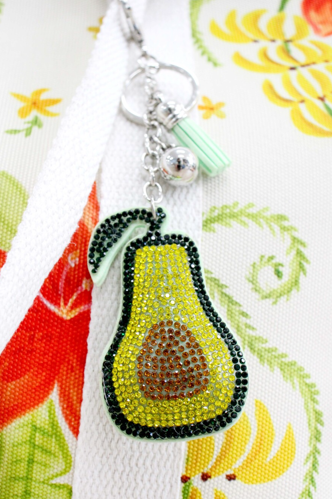 Keyring Bag Hanger Green Avocado