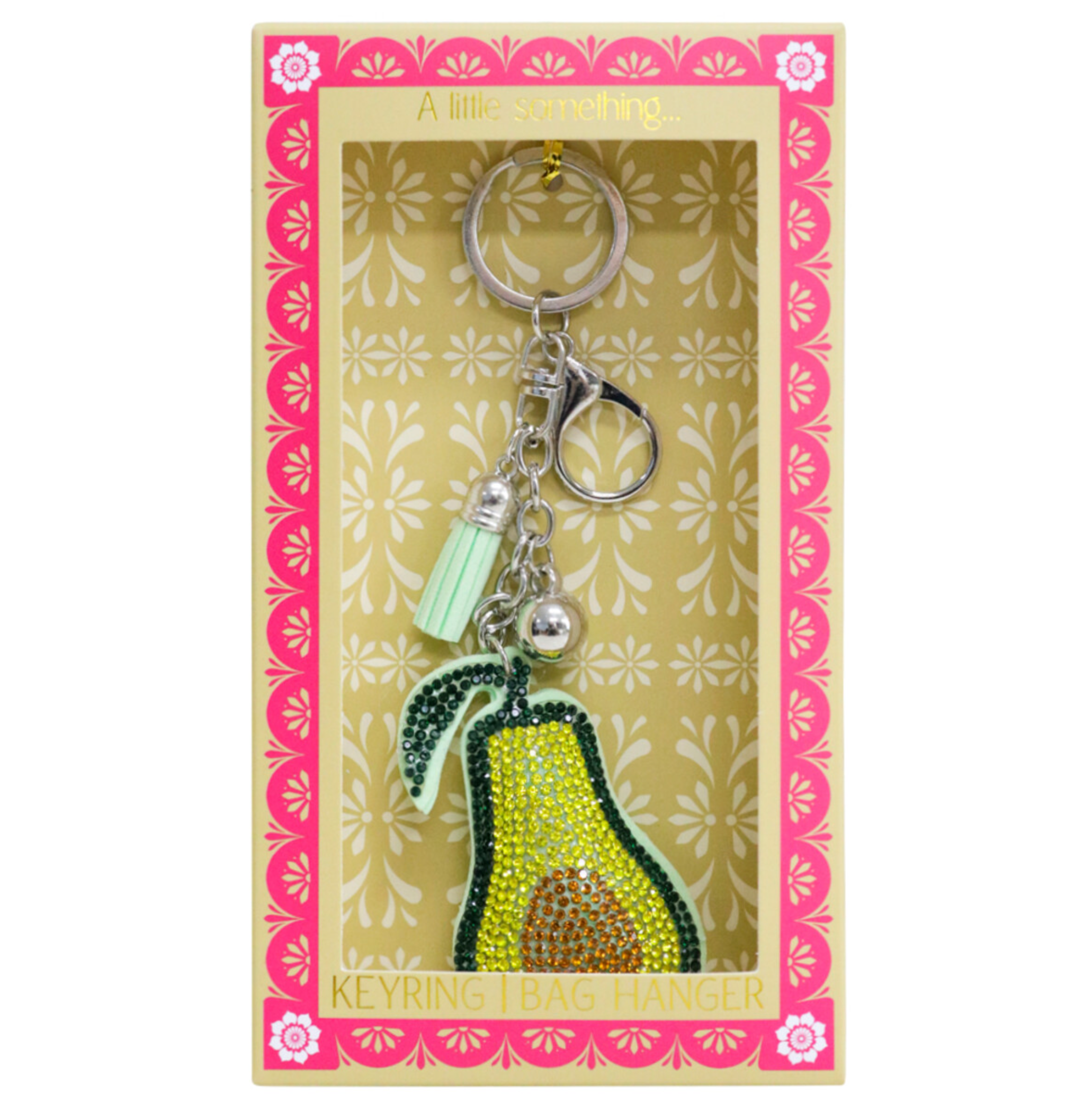 Keyring Bag Hanger Green Avocado