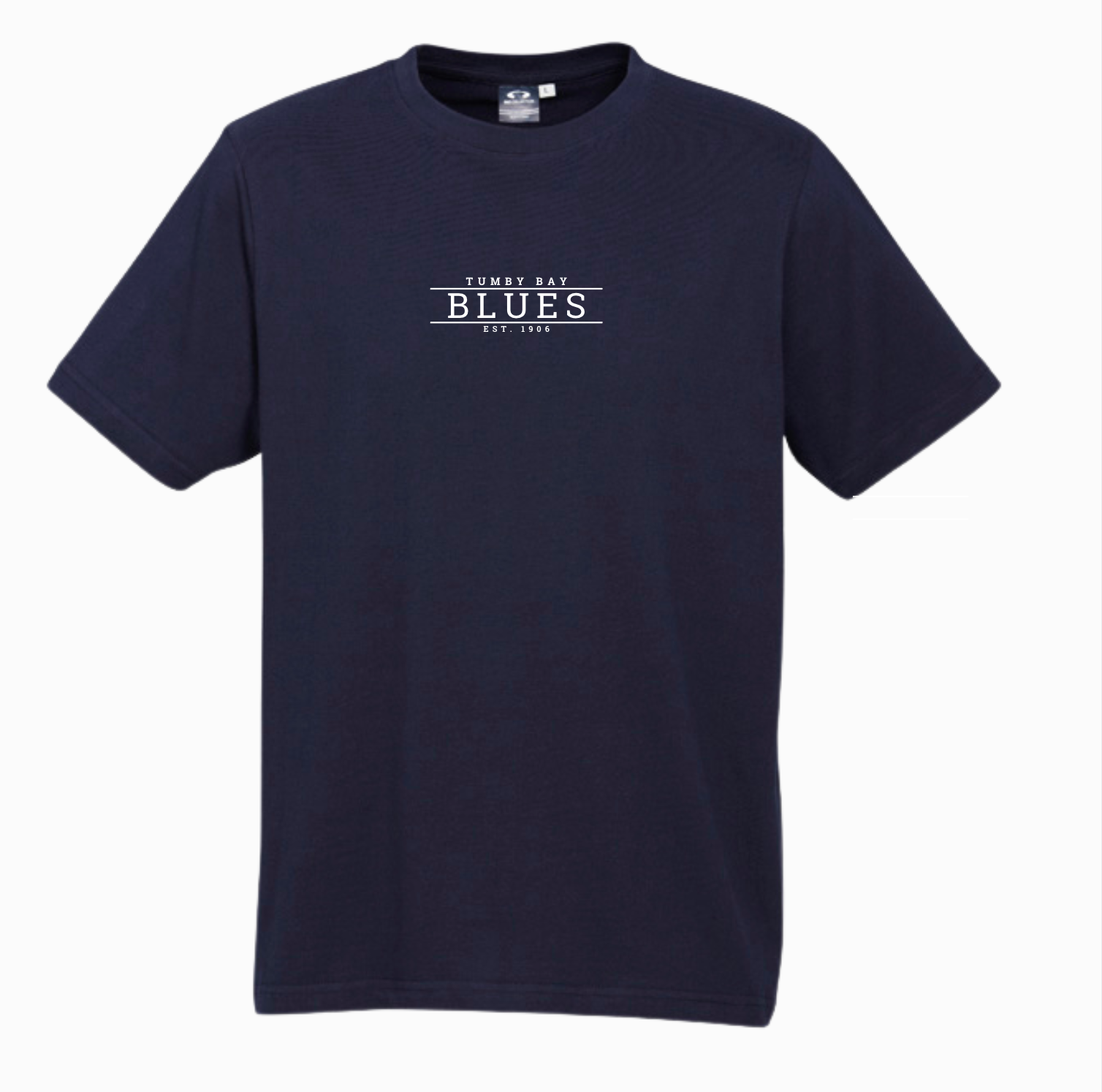 Tumby Bay Blues Mens / Unisex Shirt Navy DTG Print Short Sleeve Tee T10012