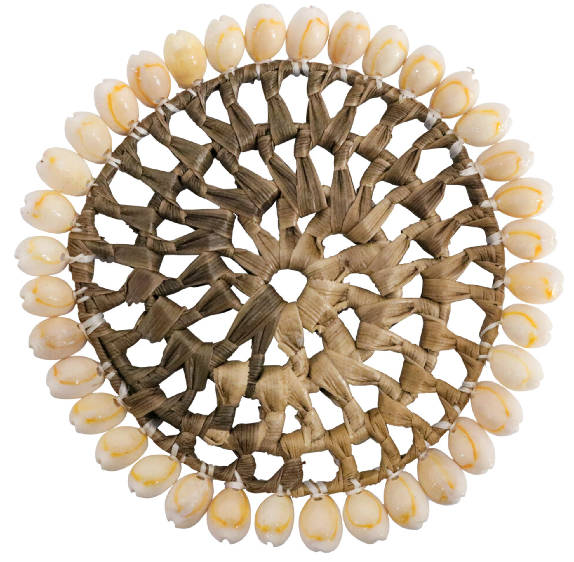 Shell Mat Sml Beach Costal mat Size: approx 10x10x1cm
