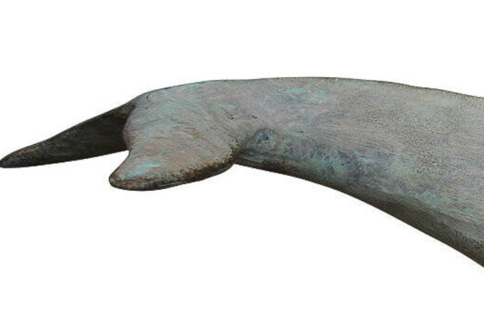 Majestic Whale Wash Med Resin Whale Figurine WD4023‑1