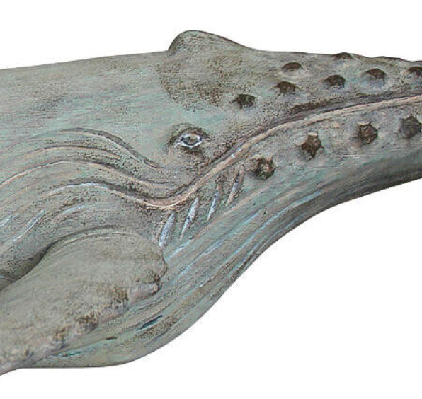 Majestic Whale Wash Med Resin Whale Figurine WD4023‑1
