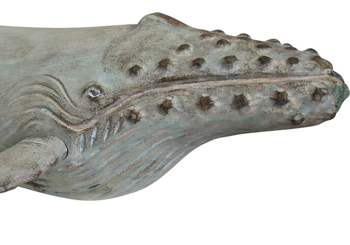 Majestic Whale Wash Med Resin Whale Figurine WD4023‑1