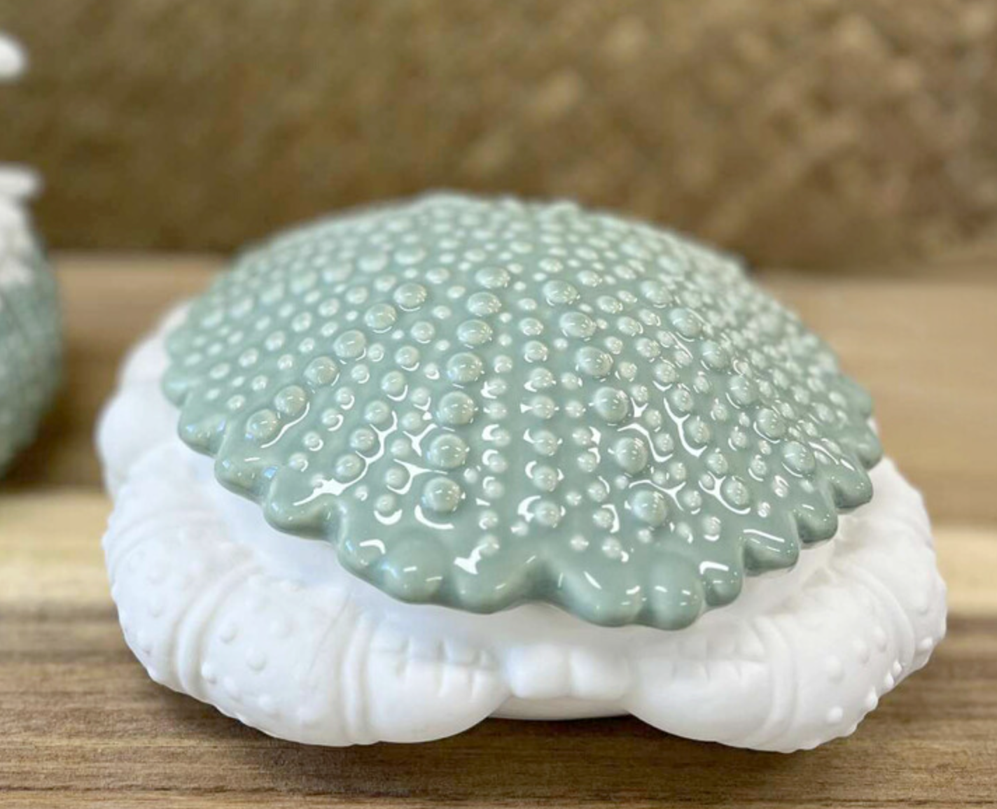 Trinket Box Crab Ceramic Coastal Gift