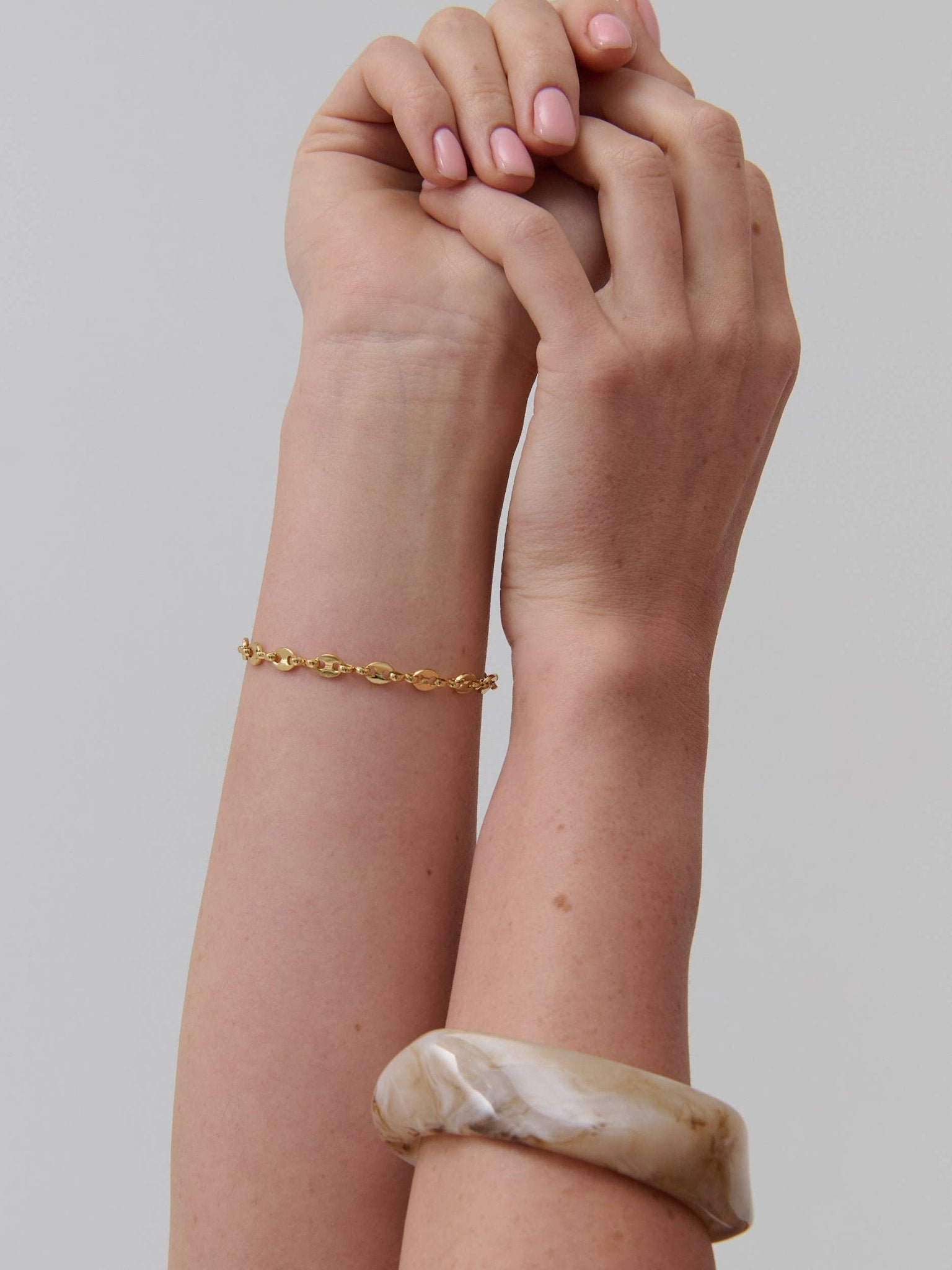 Angular Cuff Bangle in Multi - Land to Coast